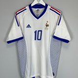 2002/04 FRANCE ZIDANE #10 AWAY SHIRT (M) ADIDAS