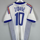 2002/04 FRANCE ZIDANE #10 AWAY SHIRT (M) ADIDAS