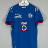 2004/05 CRUZ AZUL HOME SHIRT (M) UMBRO