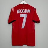 2004/06 ENGLAND BECKHAM #7 AWAY SHIRT (M) UMBRO