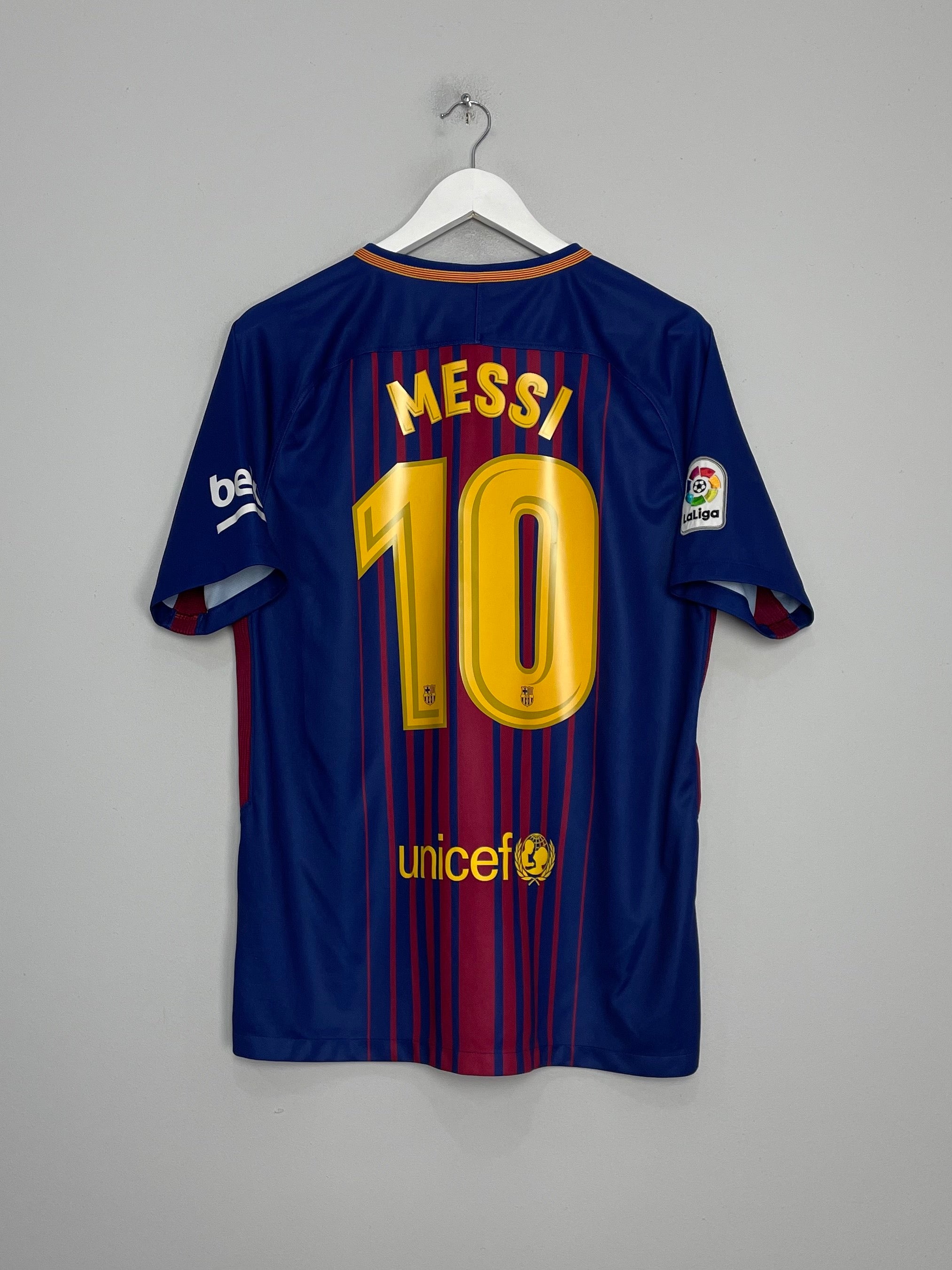 2017/18 BARCELONA MESSI #10 HOME SHIRT (L) NIKE