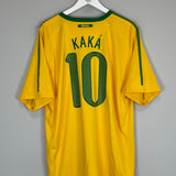 2010/11 BRAZIL KAKA #10 HOME SHIRT (XXL) NIKE