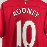 2011/12 MANCHESTER UNITED ROONEY #10 HOME SHIRT (L) NIKE