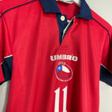 2000/03 CHILE SALAS #11 HOME SHIRT (S) UMBRO