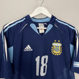 2004/05 ARGENTINA MESSI #18 AWAY SHIRT (M) ADIDAS