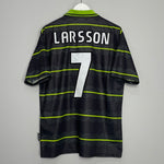 1998/99 CELTIC LARSSON #7 AWAY SHIRT (L) UMBRO