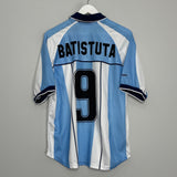 2000/01 ARGENTINA BATISTUTA #9 HOME SHIRT (M) REEBOK