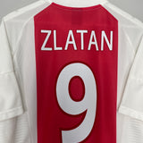 2002/03 AJAX ZLATAN #9 HOME SHIRT (M) ADIDAS