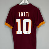 2014/15 ROMA TOTTI #10 HOME SHIRT (M) NIKE