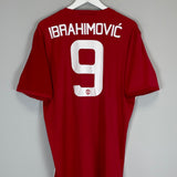 2016/17 MANCHESTER UNITED IBRAHIMOVIC #9 HOME SHIRT (XL) ADIDAS