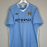 2011/12 MANCHESTER CITY BALOTELLI #45 HOME SHIRT (XXL) UMBRO