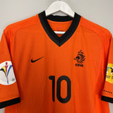 2000/02 NETHERLANDS BERGKAMP #10 HOME SHIRT (S) NIKE