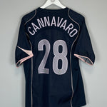 2004/05 JUVENTUS CANNAVARO #28 AWAY SHIRT (M) NIKE