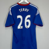 2010/11 CHELSEA TERRY #26 HOME SHIRT (M) ADIDAS