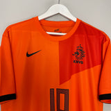 2012/13 NETHERLANDS SNEIJDER #10 HOME SHIRT (L) NIKE