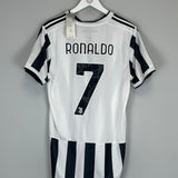 2020/21 JUVENTUS RONALDO #7 *BNWT* HOME SHIRT (L) ADIDAS