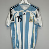 2006/07 ARGENTINA MESSI #19 HOME SHIRT (S) ADIDAS