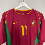 2002/04 PORTUGAL C.RONALDO #11 HOME SHIRT (L) NIKE