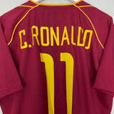 2002/04 PORTUGAL C.RONALDO #11 HOME SHIRT (L) NIKE