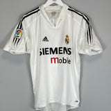 2004/05 REAL MADRID ZIDANE #5 HOME SHIRT (S) ADIDAS