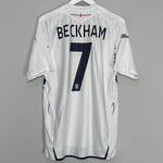 2007/09 ENGLAND BECKHAM #7 HOME SHIRT (L) UMBRO