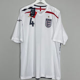 2007/09 ENGLAND GERRARD #4 *BNWT* HOME SHIRT (XXL) UMBRO