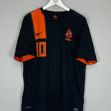 2012/13 NETHERLANDS SNEIJDER #10 *PLAYER ISSUE* AWAY SHIRT (XL) NIKE