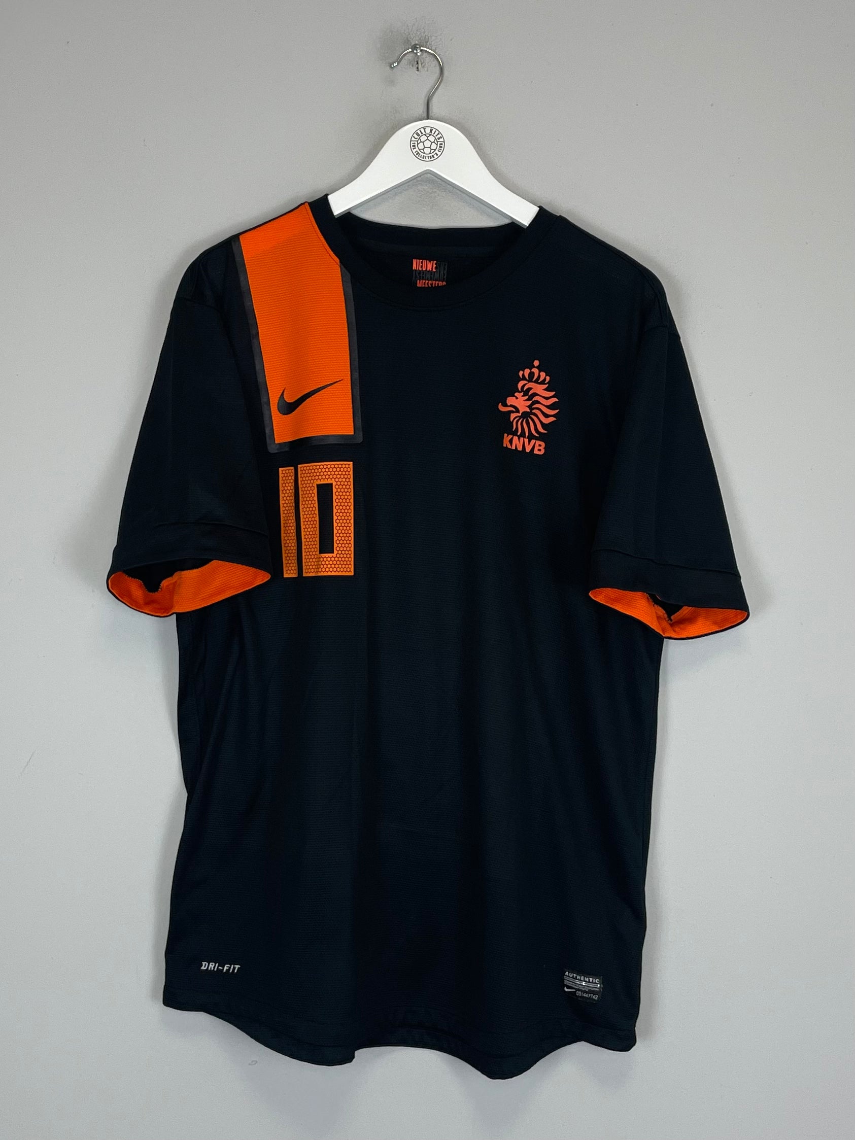 2012/13 NETHERLANDS SNEIJDER #10 *PLAYER ISSUE* AWAY SHIRT (XL) NIKE