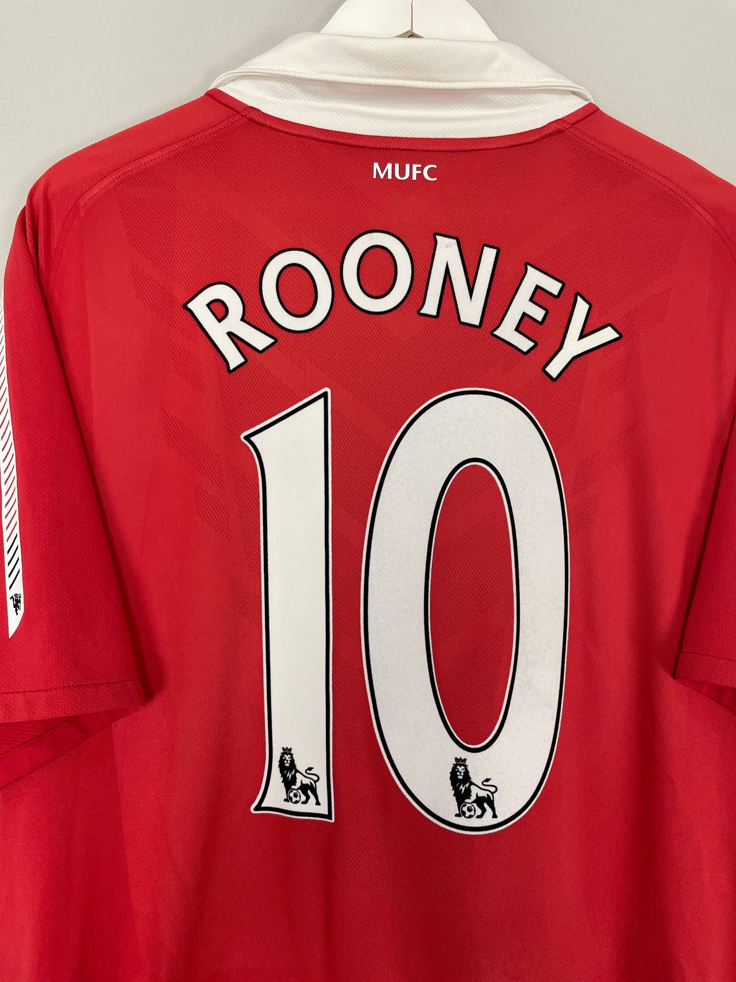 2010/11 MANCHESTER UNITED ROONEY #10 HOME SHIRT (XL) NIKE