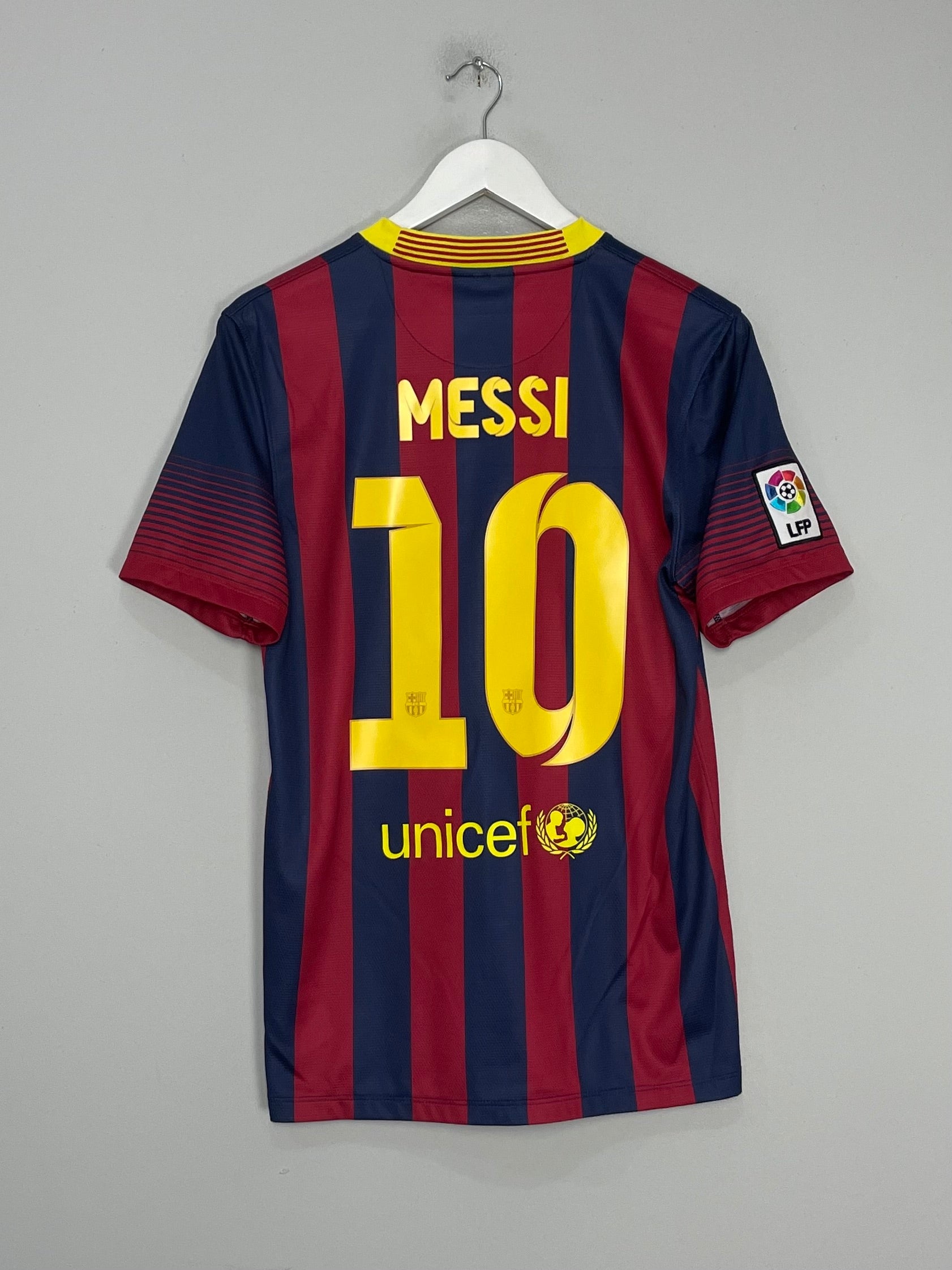 2013/14 BARCELONA MESSI #10 HOME SHIRT (S) NIKE