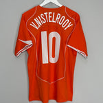 2004/06 NETHERLANDS V.NISTELROOY #10 HOME SHIRT (M) NIKE