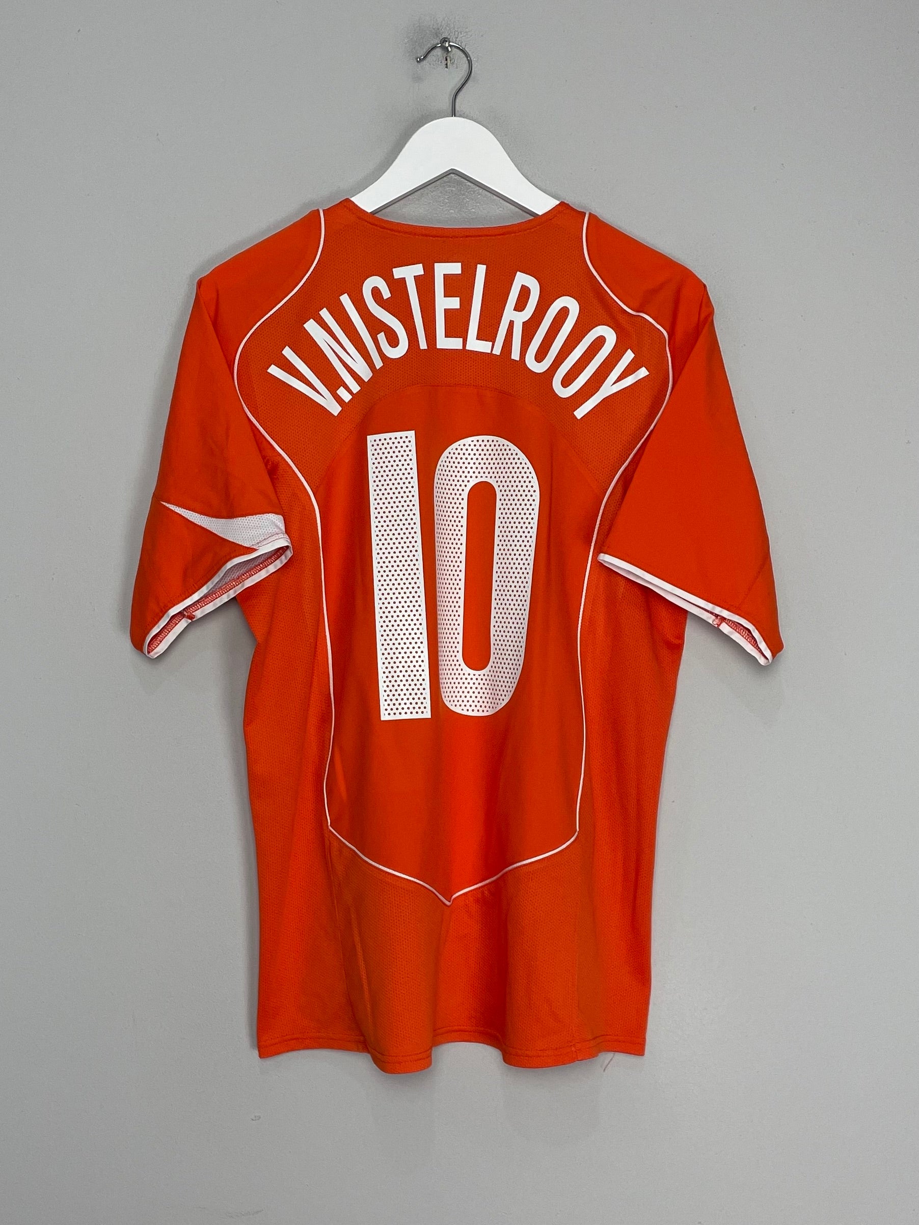 2004/06 NETHERLANDS V.NISTELROOY #10 HOME SHIRT (M) NIKE