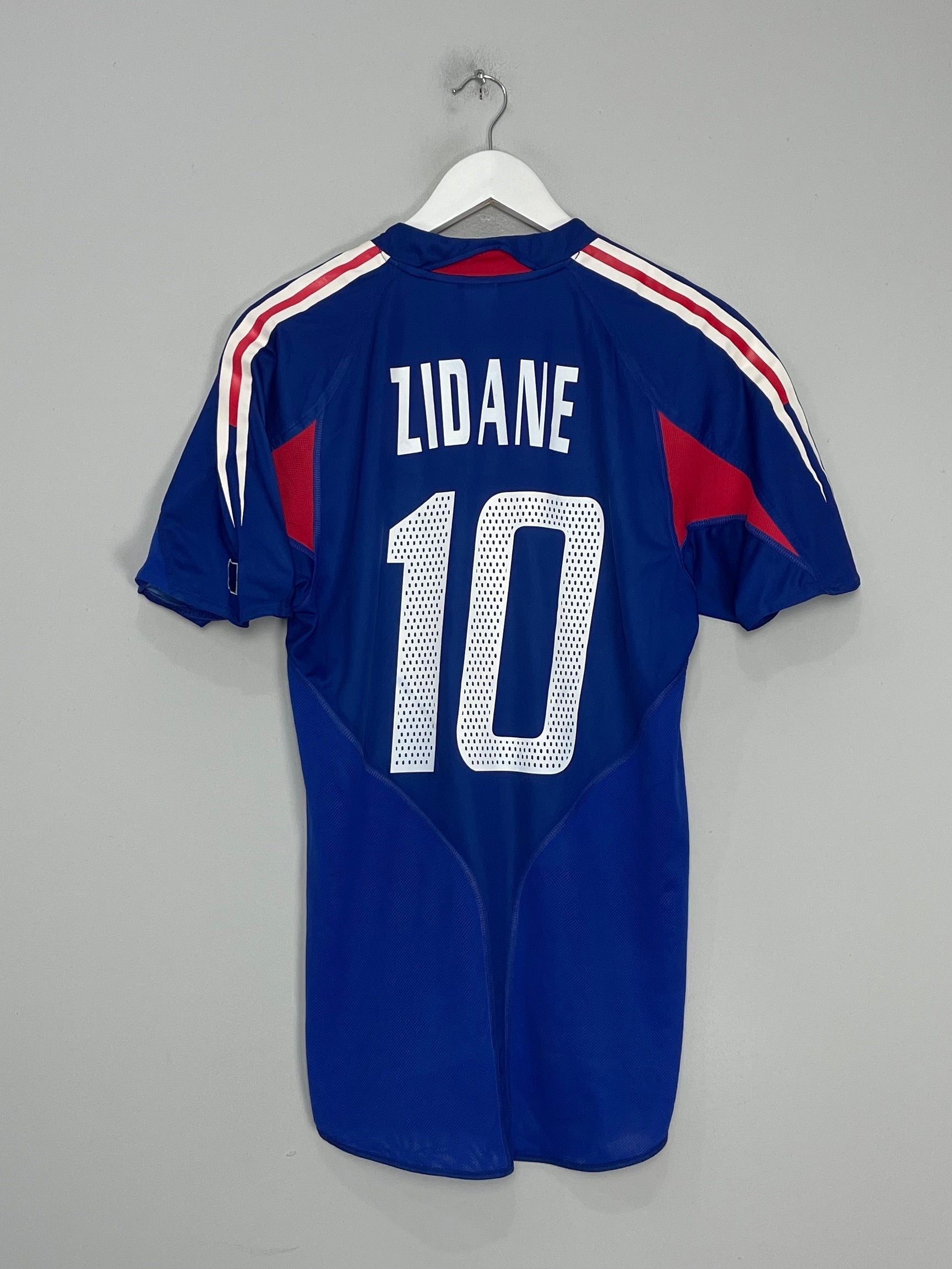 2004/06 FRANCE ZIDANE #10 HOME SHIRT (S) ADIDAS