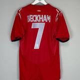 2004/06 ENGLAND BECKHAM #7 AWAY SHIRT (L) UMBRO