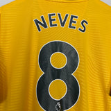 2021/22 WOLVES NEVES #8 HOME SHIRT (XL) CASTORE