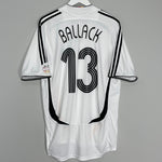 2005/06 GERMANY BALLACK #13 HOME SHIRT (L) ADIDAS