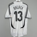 2005/06 GERMANY BALLACK #13 HOME SHIRT (L) ADIDAS