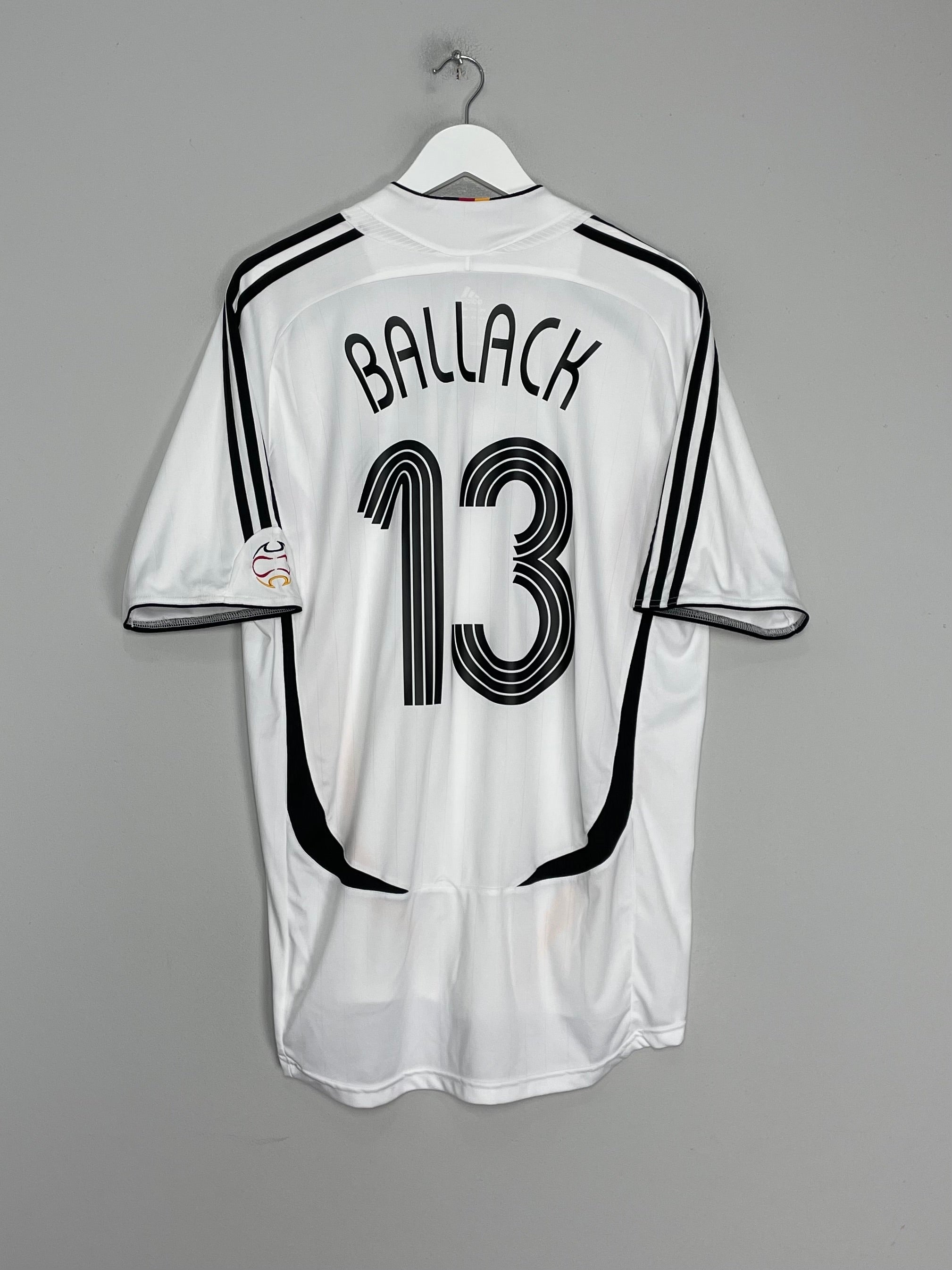 2005/06 GERMANY BALLACK #13 HOME SHIRT (L) ADIDAS