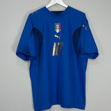 2006 ITALY TOTTI #10 HOME SHIRT (XL) PUMA