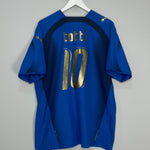 2006 ITALY TOTTI #10 HOME SHIRT (XL) PUMA