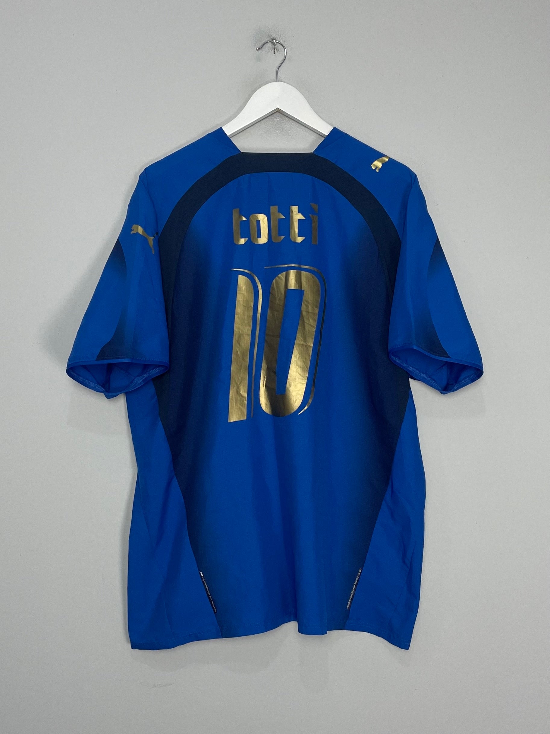 2006 ITALY TOTTI #10 HOME SHIRT (XL) PUMA