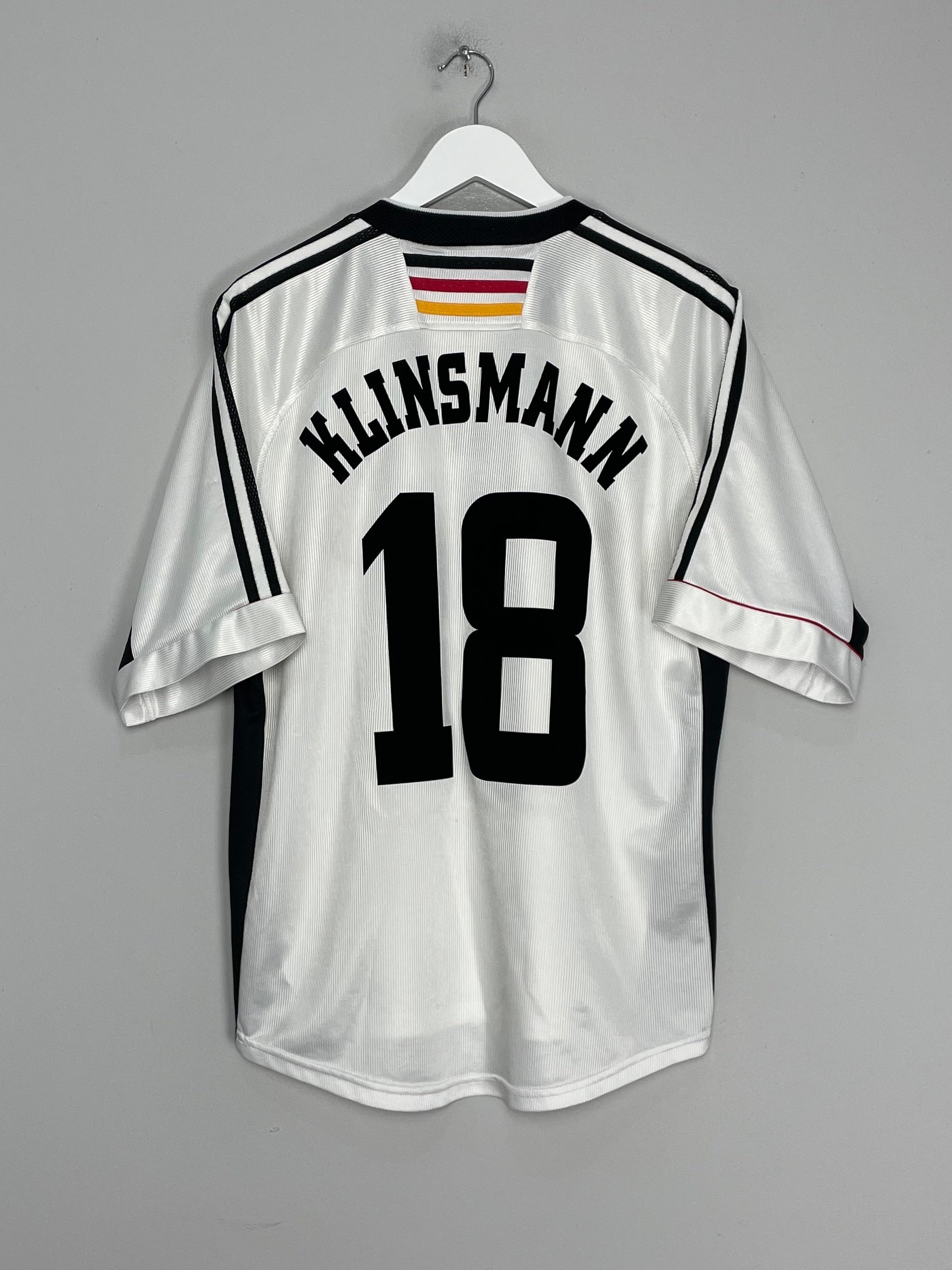 1998/00 GERMANY KLINSMANN #18 HOME SHIRT (L) ADIDAS