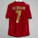 2006/08 ENGLAND BECKHAM #7 AWAY SHIRT (S) UMBRO