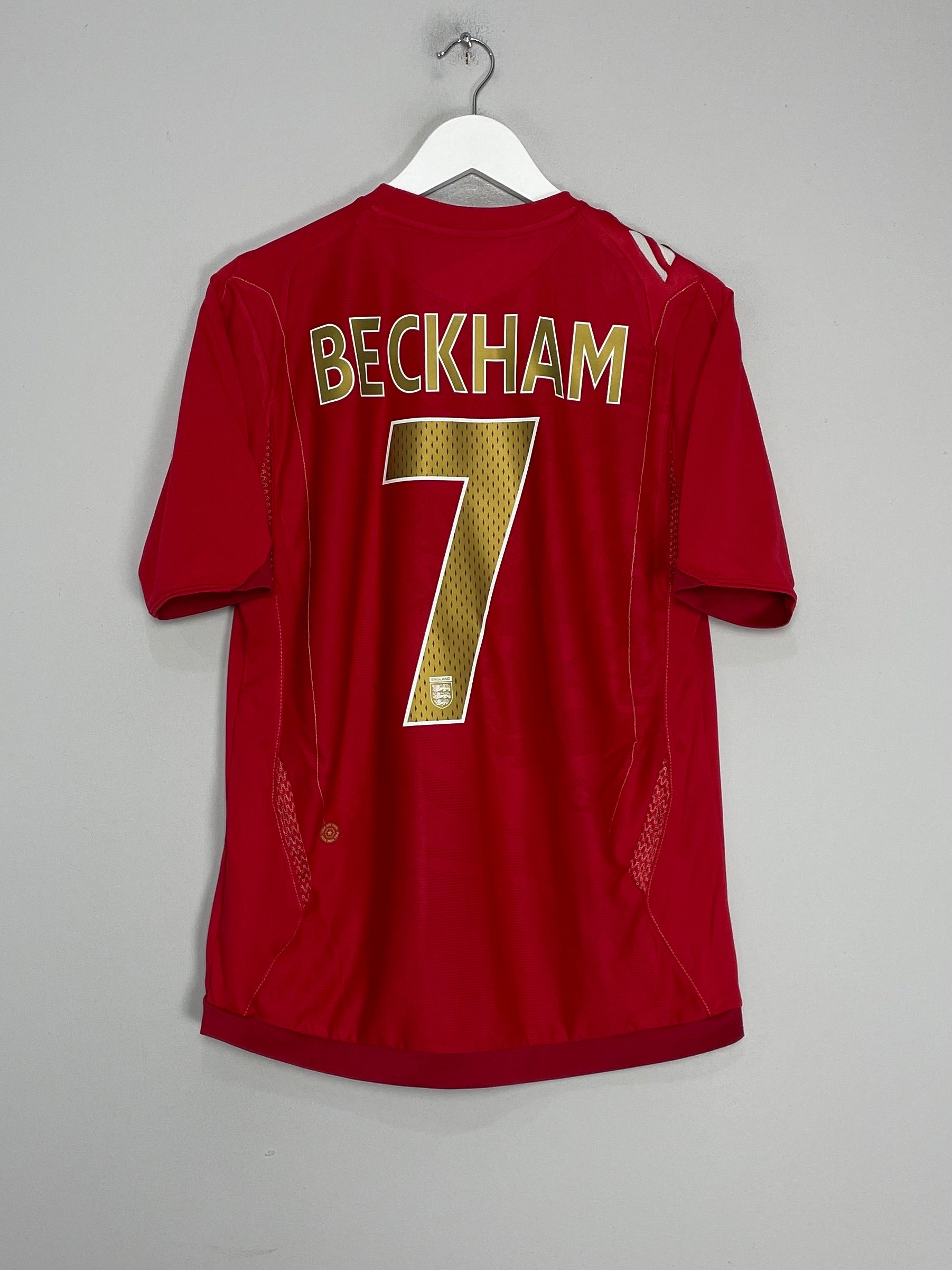 2006/08 ENGLAND BECKHAM #7 AWAY SHIRT (S) UMBRO