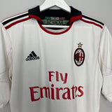 2010/11 AC MILAN RONALDINHO #80 AWAY SHIRT (M) ADIDAS