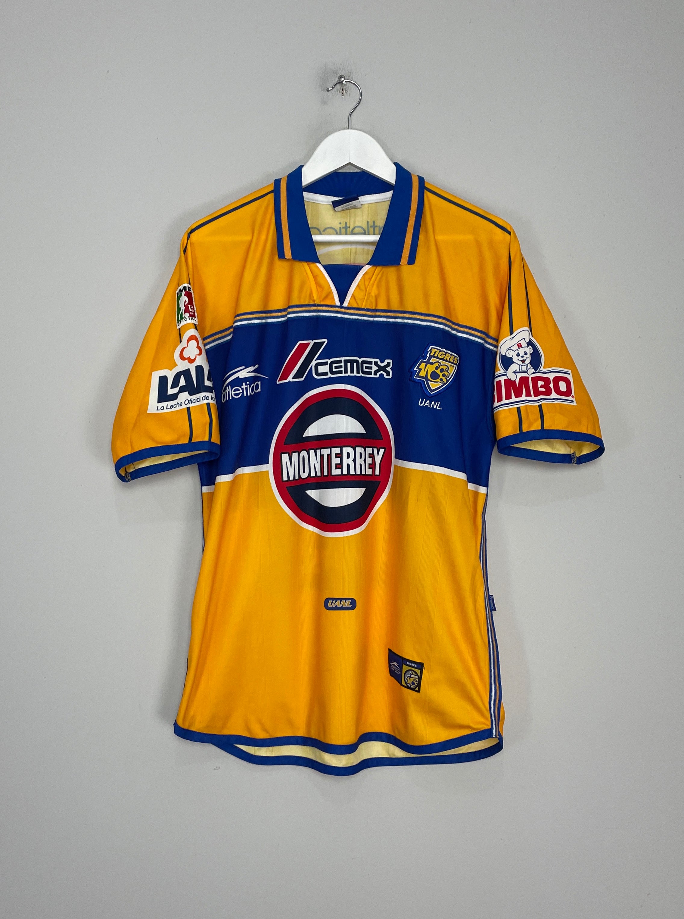 2000/01 TIGRES HOME SHIRT (S) ATLETICA