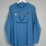 2003/04 TOTTENHAM L/S AWAY SHIRT (XXXL) KAPPA