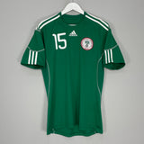 2010/11 NIGERIA UCHE #15 HOME SHIRT (M) ADIDAS