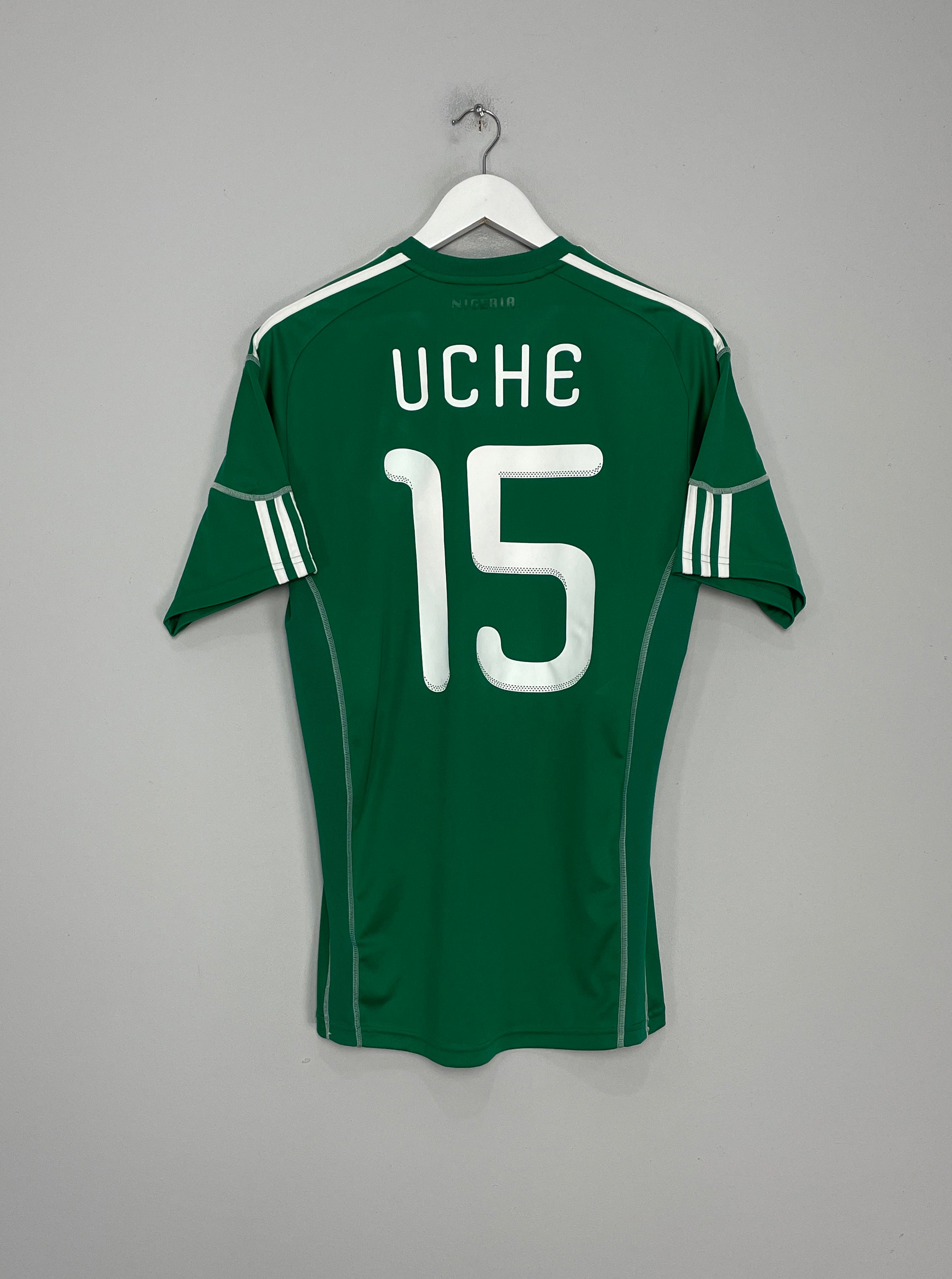 2010/11 NIGERIA UCHE #15 HOME SHIRT (M) ADIDAS