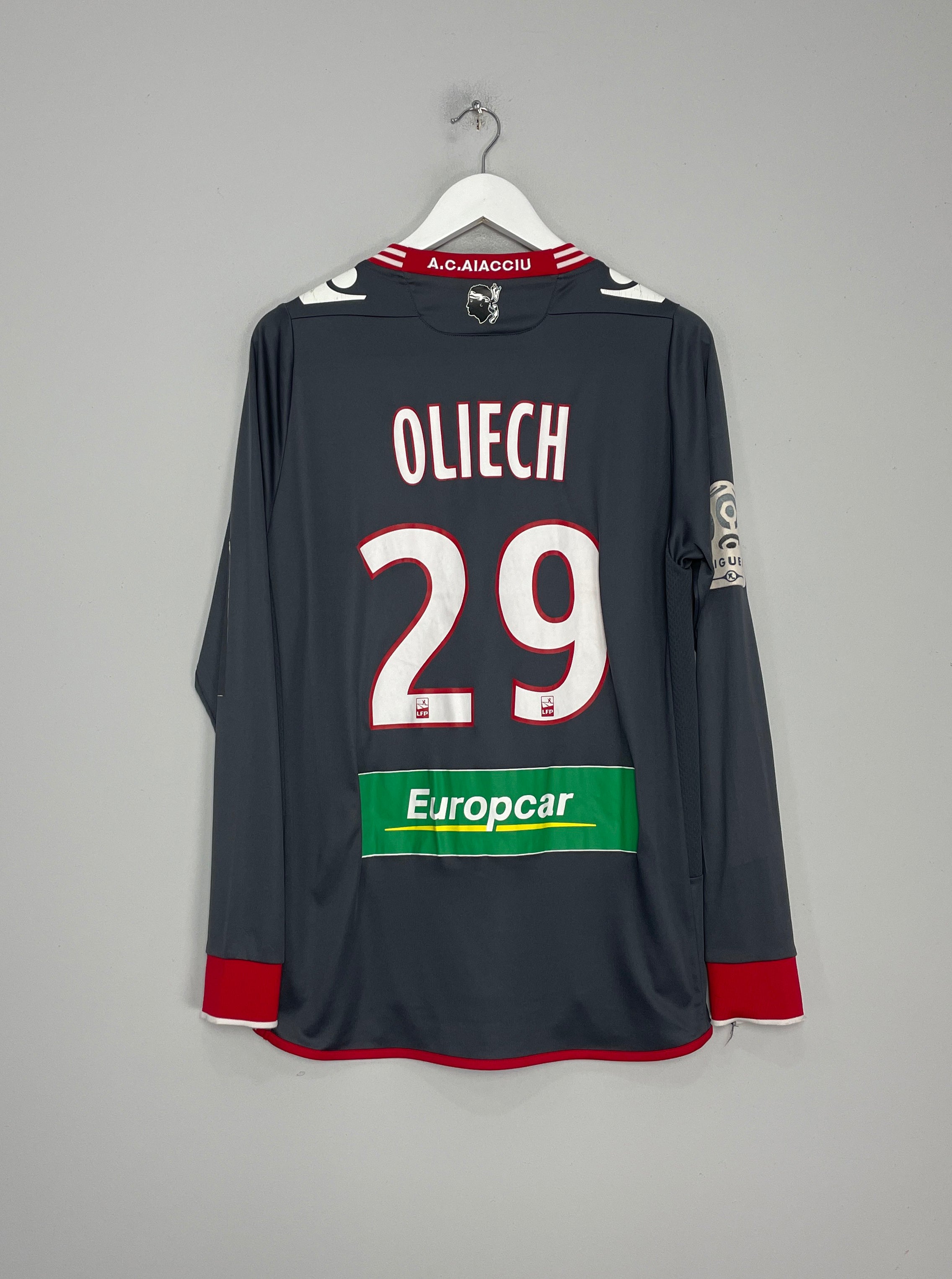 2013/14 AJACCIO FC OLIECH #29 L/S THIRD SHIRT (S) MACRON